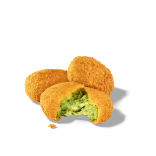 3 crocchette con spinaci e Parmigiano Reggiano