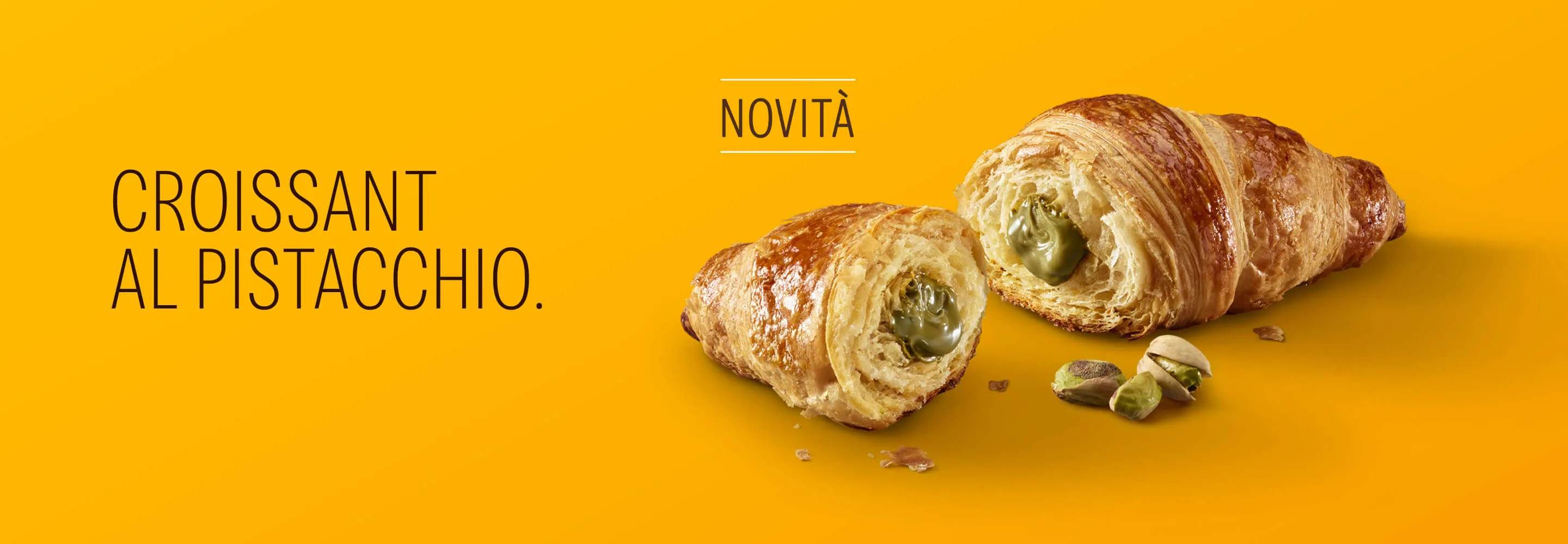 Nuovo croissant al pistacchio